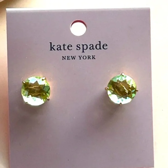 New Kate Spade Rise And Shine Studs
COLOR: Peridot - Picture 9 of 11